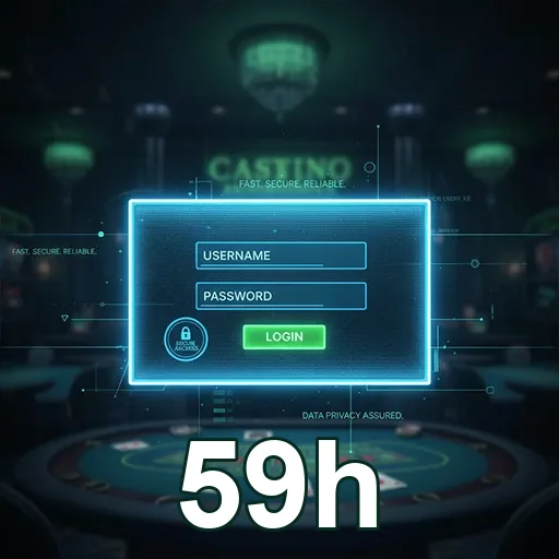 Celular com login 59h em entrada ágil no mobile