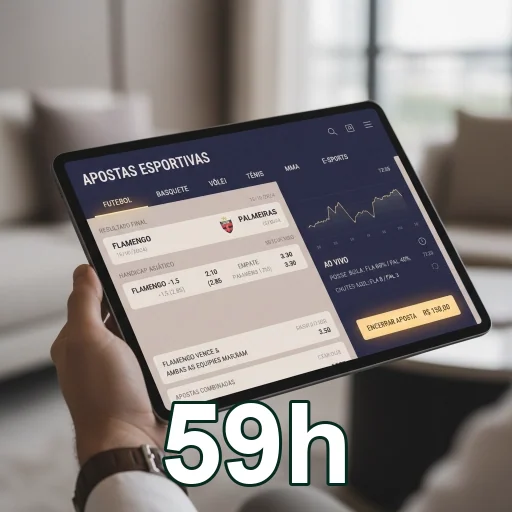 Atendente no chat do 59h com canal de ajuda direto